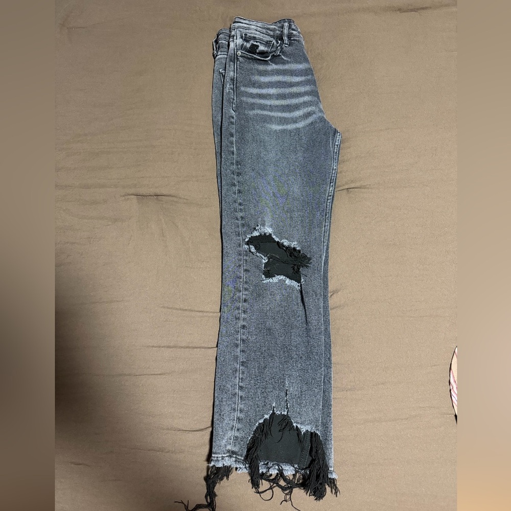 Dear John Distressed Black Skinny Jeans